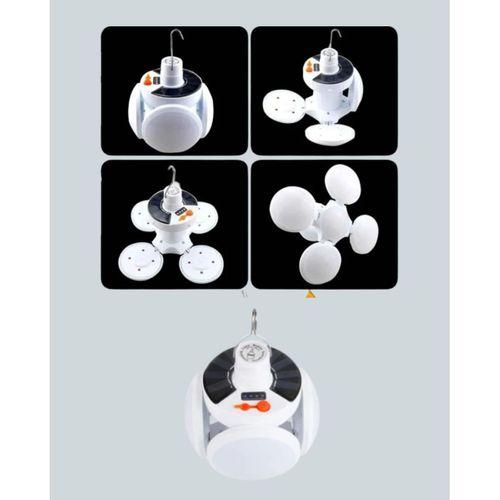 Güneş Enerjili Usb Şarj Edilebilir 5 Modlu Katlanabilir Led Kamp Işığı