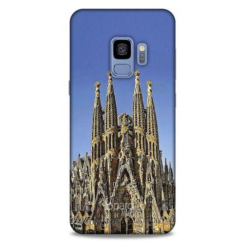Samsung Galaxy S9 Kılıf Dünya Mimarisi (36) Glitter Kılıf La Sagrada Familia