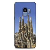 Samsung Galaxy S9 Kılıf Dünya Mimarisi (36) Glitter Kılıf La Sagrada Familia