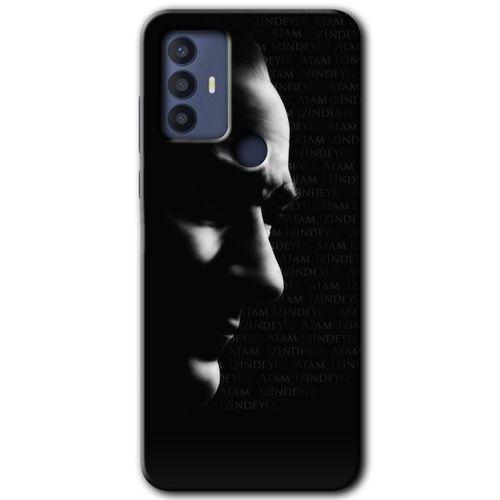 TCL 30 SE Kılıf HD Desen Baskılı Arka Kapak - Atam İzindeyiz