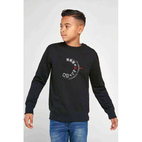 Photography Shoot Manual Baskılı Unisex Çocuk Siyah Sweatshirt