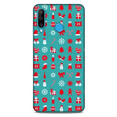 Yılbaşı Süsleri 13 Huawei P30 Lite Kılıf Silikon Kapak