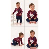 6/24 Ay Baskılı Penye Bebek Takımı