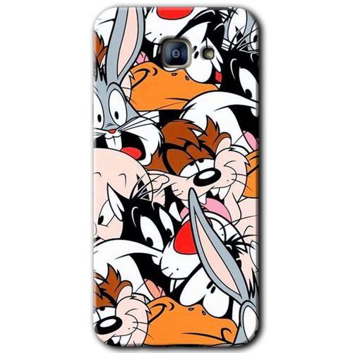 Potkal Hediye Fabrikası Samsung Galaxy A8 2016 Kılıf HD Desen Baskılı Arka Kapak - Karakterler