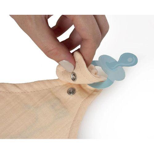 BabyJem Emzik Askılı Müslin Önlük 837 Somon