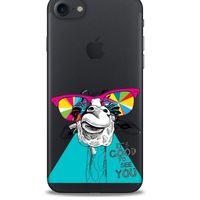 Zoologix (11) Apple iPhone SE 2020 Şeffaf Kılıf Silikon Desenli