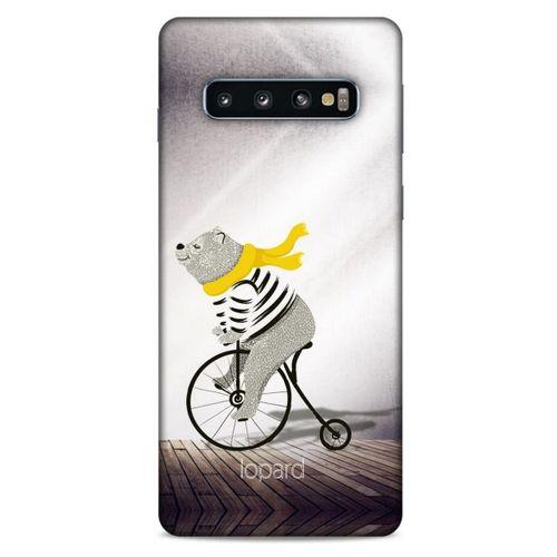 Samsung Galaxy S10 Kılıf FunnyMaX (11) Tam Koruma Kahve Ayı