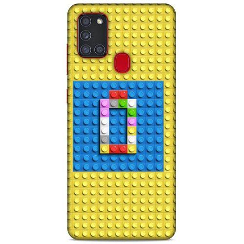 Lopard Samsung Galaxy A21s Uyumlu Kılıf BloX (27) Tasarımlı Kılıf Ö Harfi