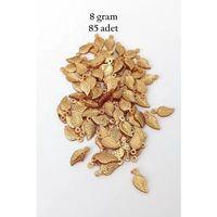 Oya Abiye Bileklik Kolye Pleksi Metalik Plastik Pul Altın Renk 8 gram 85 adet - BNC486