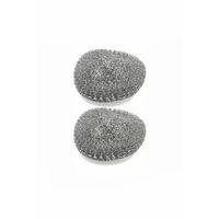 2 Adet Paslanmaz Çelik Tel Bulaşık Teli Poşetli