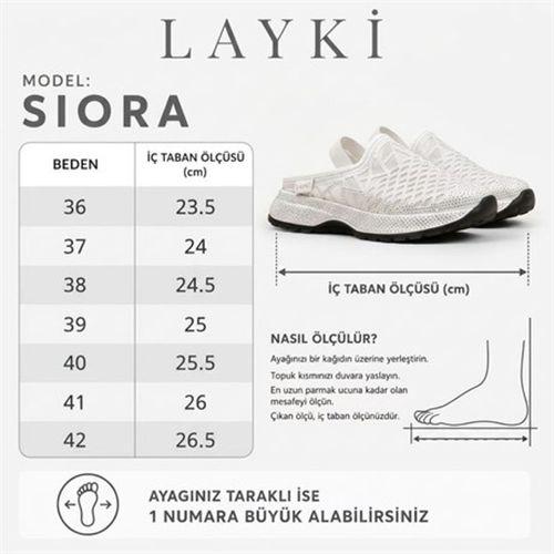 Siora Beyaz Renkli Taşlı Desenli Ortopedik Taban Yazlık Lüx Sandalet