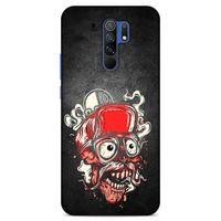 Lopard Xiaomi Redmi 9 Uyumlu Kılıf Tattoo's (5) Koruma Kabı Kırmızı Siyah