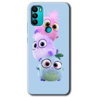 Potkal Hediye Fabrikası General Mobile GM 21 Plus HD Baskılı Kılıf + 9D Tam Ekran Koruyucu - Puffy