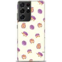 Samsung Galaxy S21 Ultra Kılıf HD Baskılı Kılıf - Minik Kirpiler + Tam Ekran Koruyucu