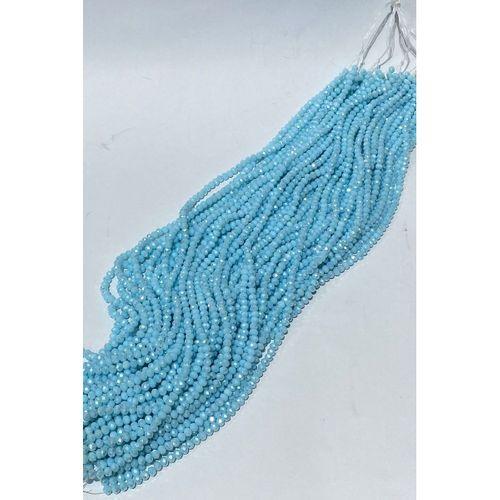 Mat Mavi Kristal Boncuk 6 mm