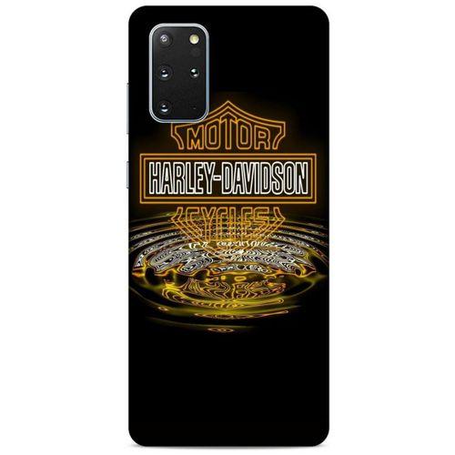 Samsung Galaxy S20 Plus Uyumlu Kılıf Motorsiklet (35) Fit Design Kılıf Harley Davidson