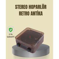 Saatli Gece Işıklı Hoparlör – Modern Ve Vintage Tasarım