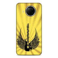 Lopard Xiaomi Redmi Note 9 Pro 5G Uyumlu Kılıf Tattoo's (41) Tank Kılıf Gitar Dövmesi