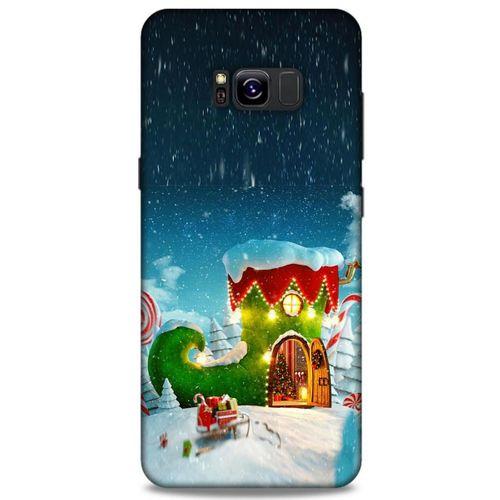 Samsung Galaxy S8 Plus Kılıf Snowix (4) Koruma Kılıfı Yeşil Lacivert