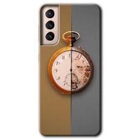 Samsung Galaxy S21 Plus Kılıf HD Desen Baskılı Arka Kapak - Clocks Artwork