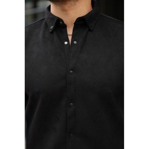 Erkek Uzun Kollu Süet Gömlek