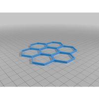 Doctor H Standart BT Ölçek Altıgen Arazi Sistemi Derinlik 0 3D Baskı (Bu ürün Sadece Plastik parçadır - Almadan Önce Soru Sorabilirsiniz)