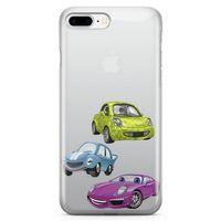 Apple iPhone 7 Plus Kılıf The Cars Arka Kapak Koruma Desenli Full Koruyucu
