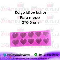 Kolye küpe kalıbı kalp model