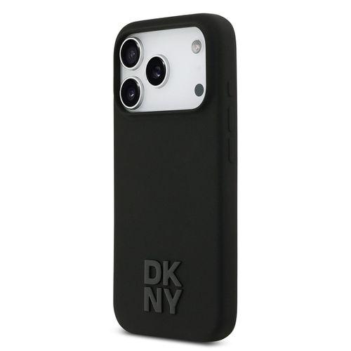 Apple iPhone 17 Pro Kılıf DKNY Orjinal Lisanslı M-safe Şarj Özellikli Metal Logolu Silikon Kapak