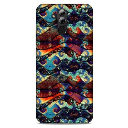 Huawei Mate 20 Lite Kılıf Baskılı Özel Seri Taşlı (41) Tank Kılıf