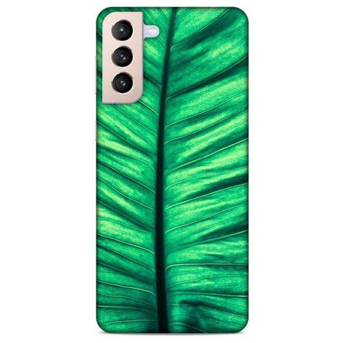 Lopard Samsung Galaxy S21 Plus Uyumlu Kılıf Bahar (9) Kılıf Damarlı Yaprak