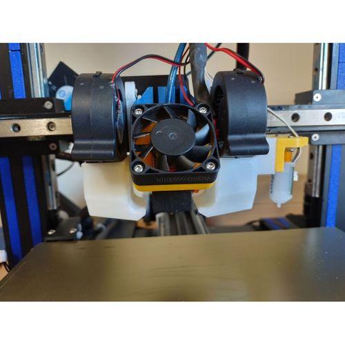 5020 radyal fan veya 5015 radyal fan W_ Bltouch ve Mount - 5148242 ile tüm metal adaptörü için yepyeni Polisi 3D