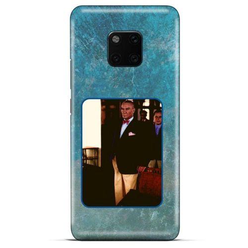 General Mobile GM 20 Kılıf Atatürk (30) Silicone Case Turkuaz Taş