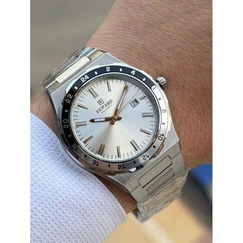 Reward Çelik Kordon 5 Atm Suya Dayanıklı Takvimli Kadran 2 Yıl Garantili Erkek Kol Saati FT.GL.M01.1