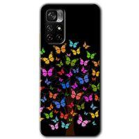MRCİLETİSİM Xiaomi Redmi Note 11T Kılıf HD Desen Baskılı Arka Kapak + Temperli Cam - Cacti Prairies