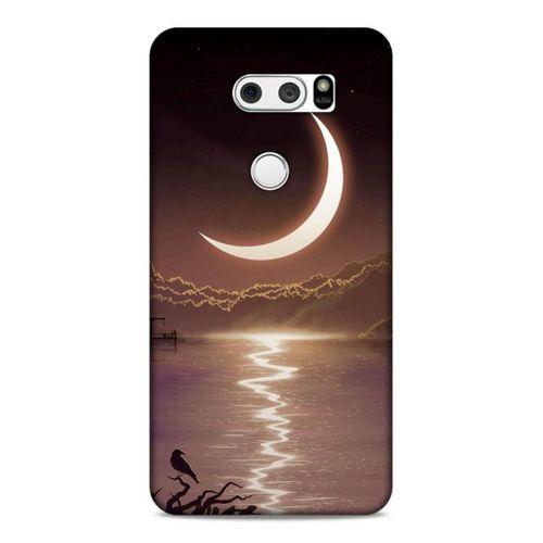 Lopard LG K50S Uyumlu Kılıf Gece'S (34) Slim Armor Kılıf Kırmızı Gece