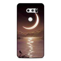 Lopard LG K50S Uyumlu Kılıf Gece'S (34) Slim Armor Kılıf Kırmızı Gece