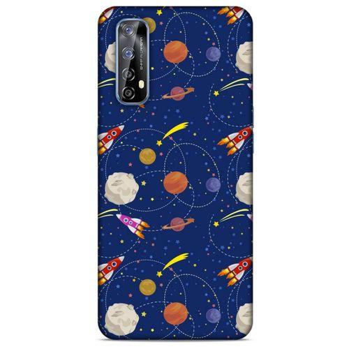 Realme 7 Uyumlu Kılıf Mavi Delisi (24) Darbe Emici Kılıf Tesla