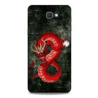 Samsung Galaxy J7 Prime Kılıf Dragons (23) Ultra Koruma Kılıfı Tatoo Kırmızı Ejderha