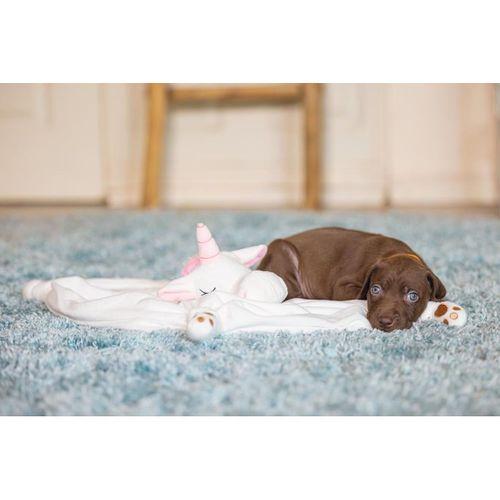 Beeztees Yavru Köpek Oyuncağı, Unicorn, Peluş, Beyaz, 33x25x14cm