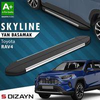 S-Dizayn Toyota RAV 4 5 Skyline Krom Yan Basamak 173 Cm 2018 Üzeri A+ Kalite