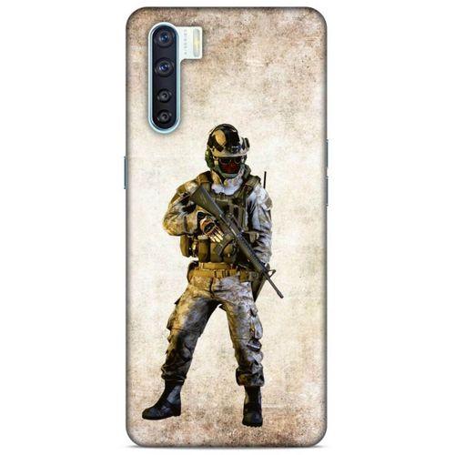 Lopard Oppo A91 Uyumlu Kılıf GameX (21) Koruyucu Kapak Soldier