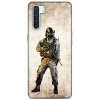 Lopard Oppo A91 Uyumlu Kılıf GameX (21) Koruyucu Kapak Soldier