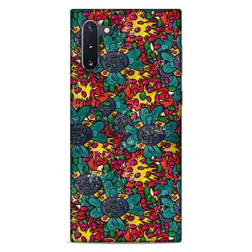 Lopard Samsung Galaxy Note 10 Uyumlu Kılıf Soyut Sanat (29) Baskılı Arka Koruma Kılıfı