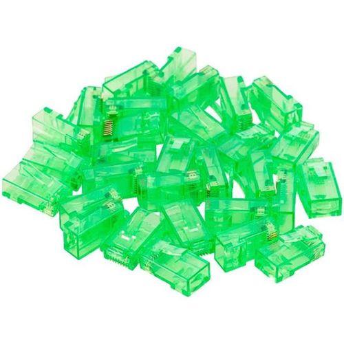 Powermaster PM-22703 RJ45 CAT6 8P/8C Yeşil Soket (100'lü Paket)