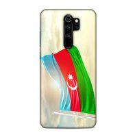 Xiaomi Redmi Note 8 Pro Uyumlu Kılıf Azarbaijan (7) Telefon Kılıfı Gökyüzü Bayrak