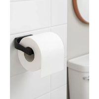 Modern Siyah Tuvalet Kağıtlığı Duvar Tipi Minimal Tasarım Peçetelik