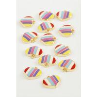 Kalp Tek Kulplu Mineli Bileklik ve Kolye Ucu Aparatı 1 Adet