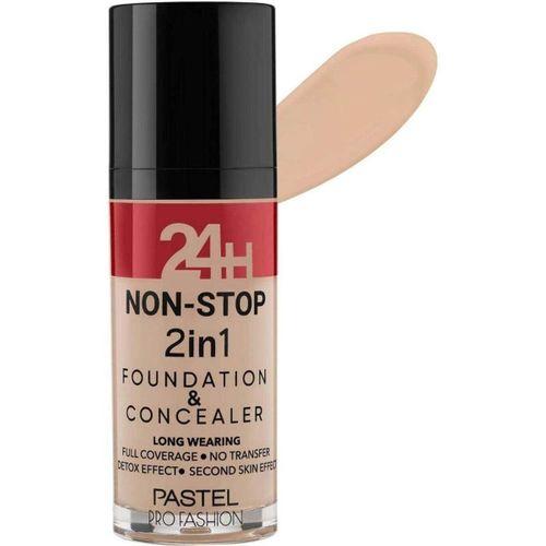 Profashion 24H Non Stop 2in1 Fondöten ve Kapatıcı 605 Sand