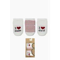 Mom Dad 3'lü Penye Soket Çorap Ekru Aile İçin Uyumlu Ve Şık Seçenek